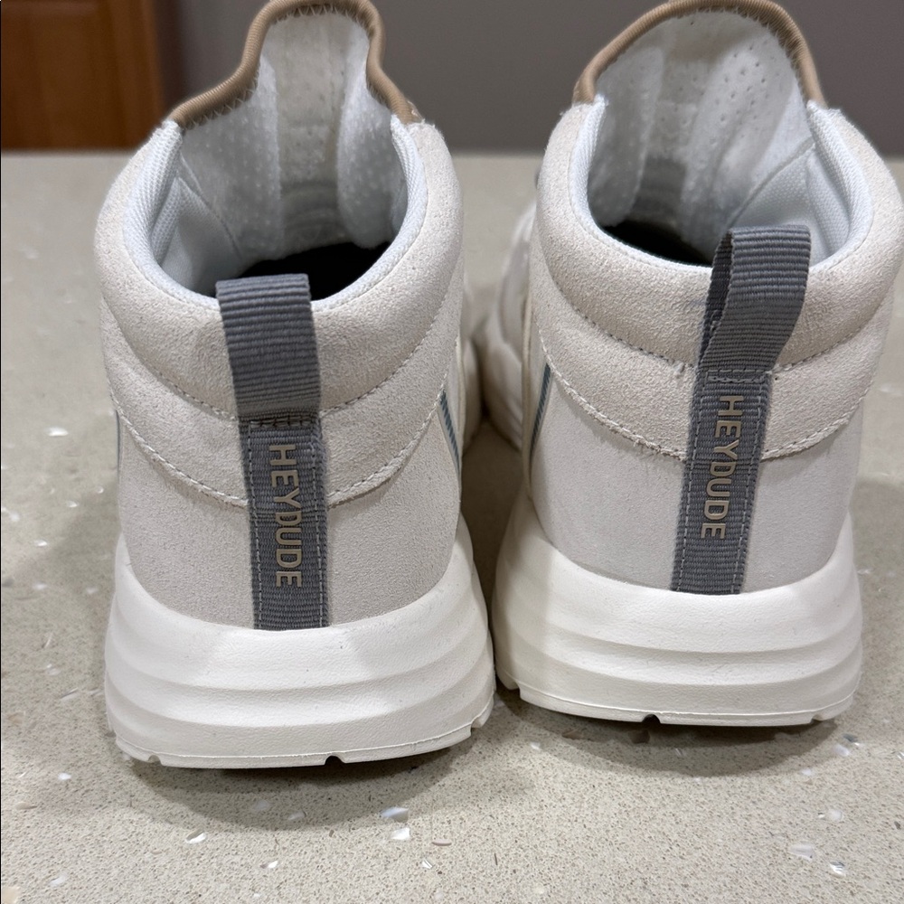 Hey Dude Cream and White Women's Sneakers - Picture 2 of 14